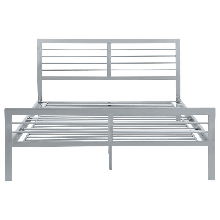 CoasterEveryday Cooper Metal Bed Silver