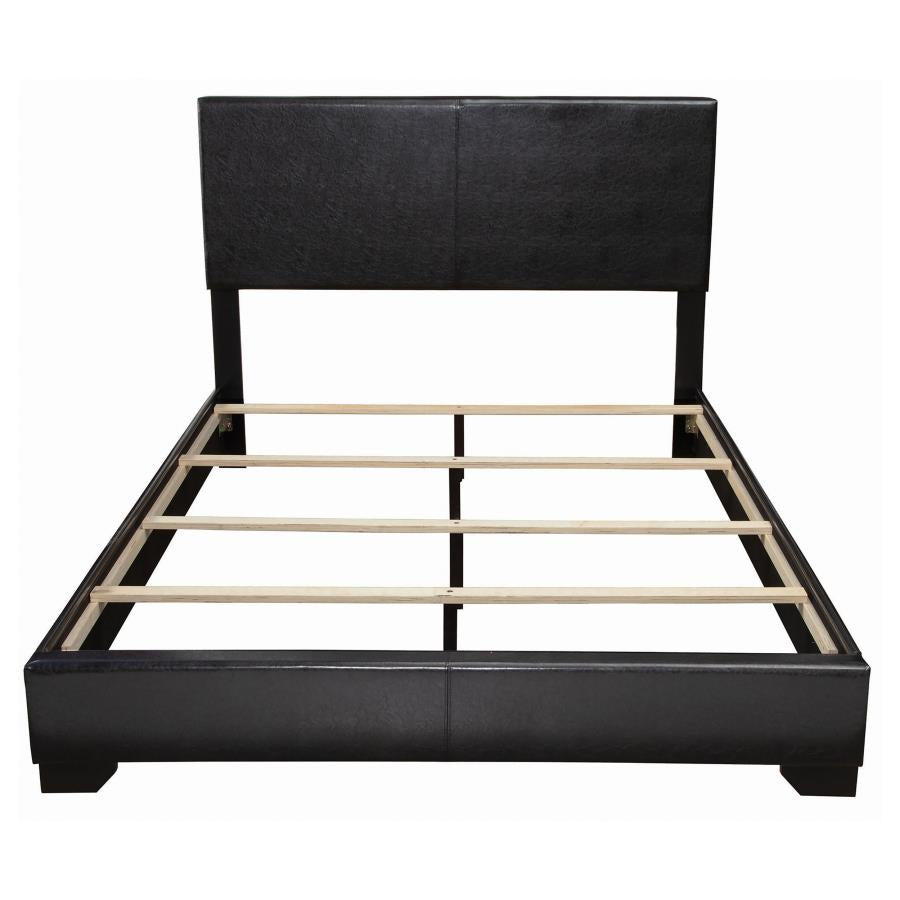 CoasterEveryday Conner Upholstered Panel Bed Black