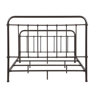 CoasterEssence Livingston Panel Metal Bed Dark Bronze