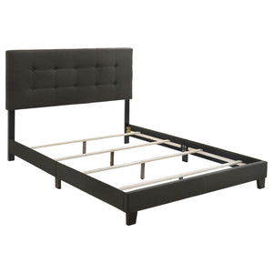 CoasterEveryday Mapes Tufted Upholstered Bed Charcoal