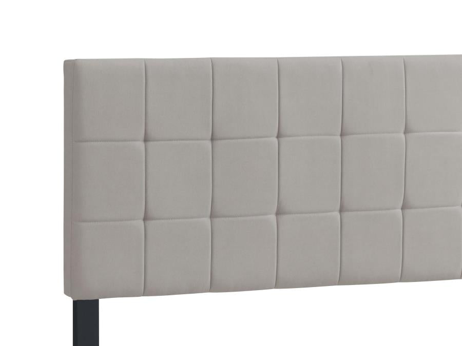 CoasterEssence Fairfield Upholstered Panel Bed Beige