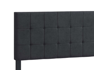 CoasterEssence Fairfield Upholstered Panel Bed Dark Grey