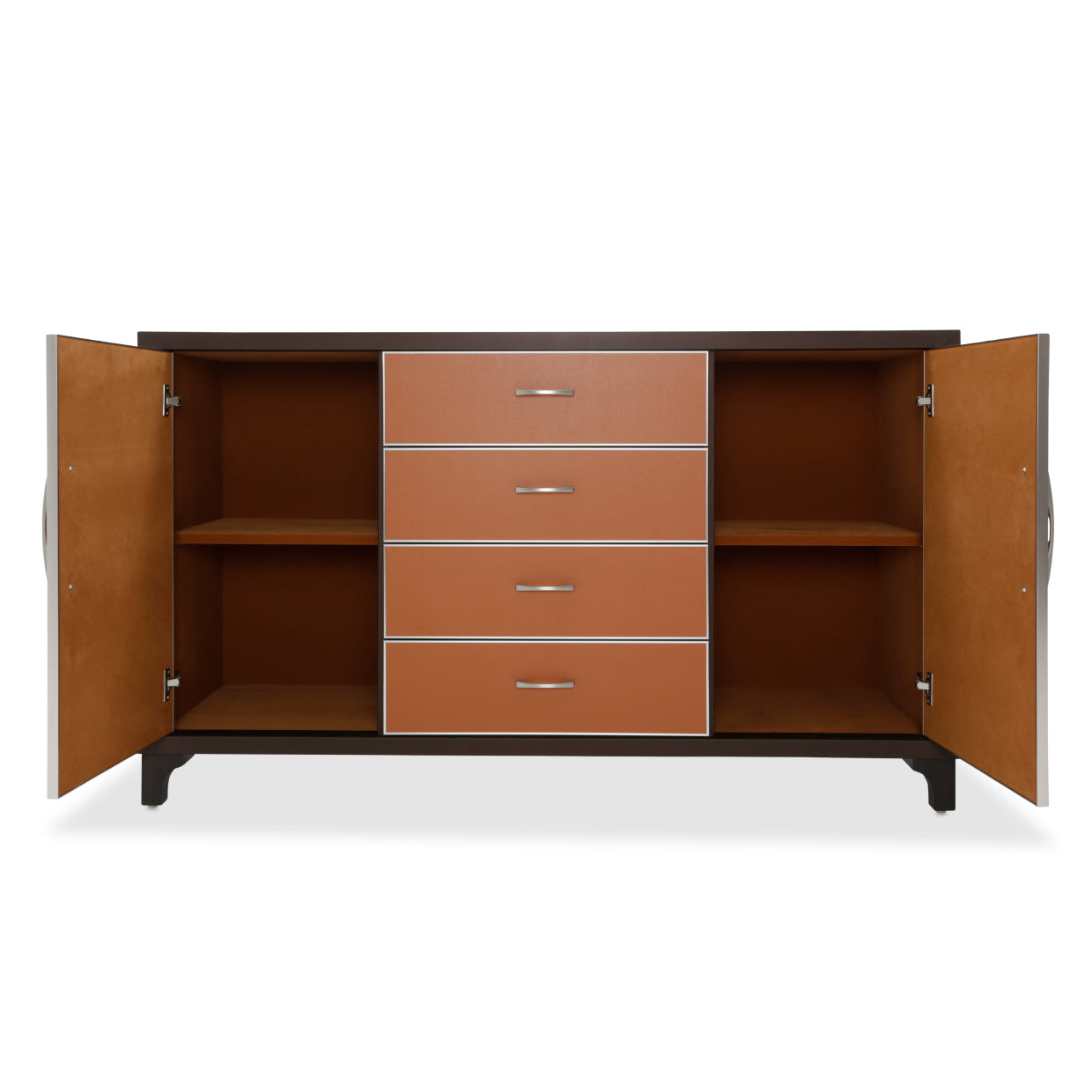 21 COSMOPOLITAN ORANGE Storage Console-Dresser-Sideboard-Credenza