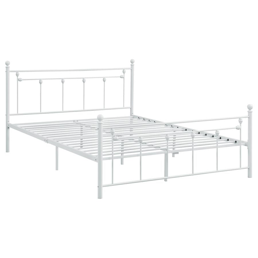 CoasterEveryday Canon Metal Slatted Headboard Platform Bed