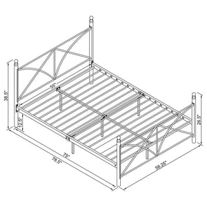 CoasterEveryday Hart Platform Bed White