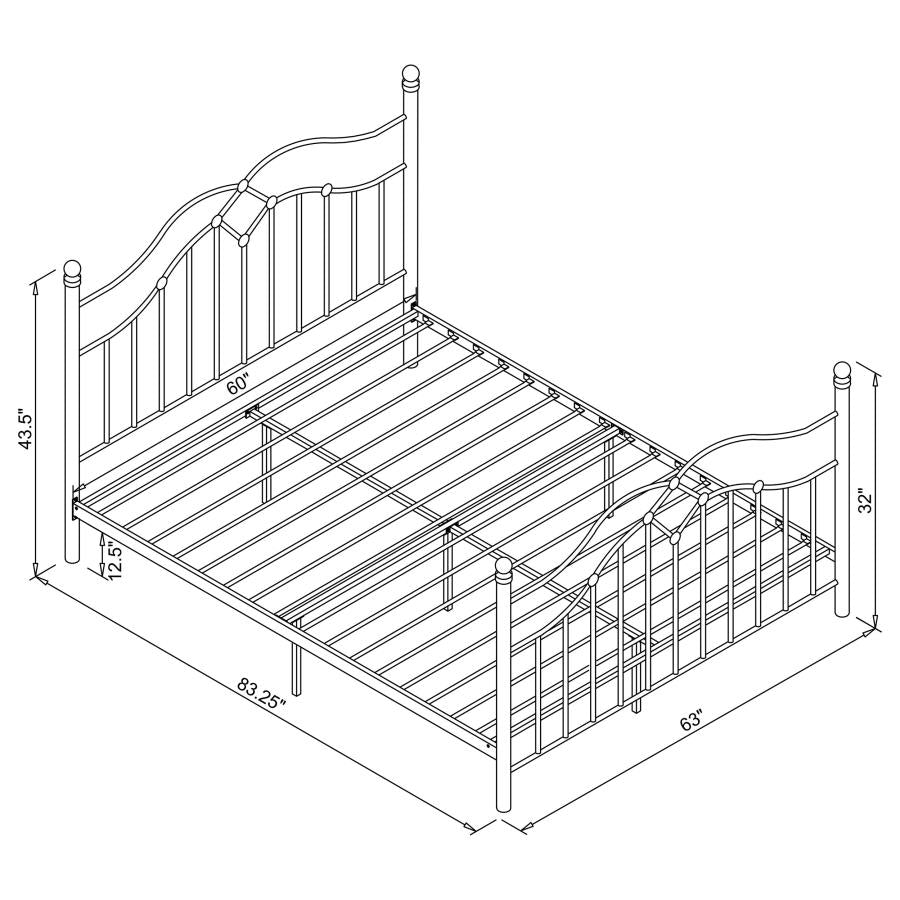 CoasterEveryday Klossen Platform Bed Black