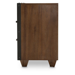 BROOKLYN WALK Accent Cabinet-Night Stand-End Table 2 Drawers