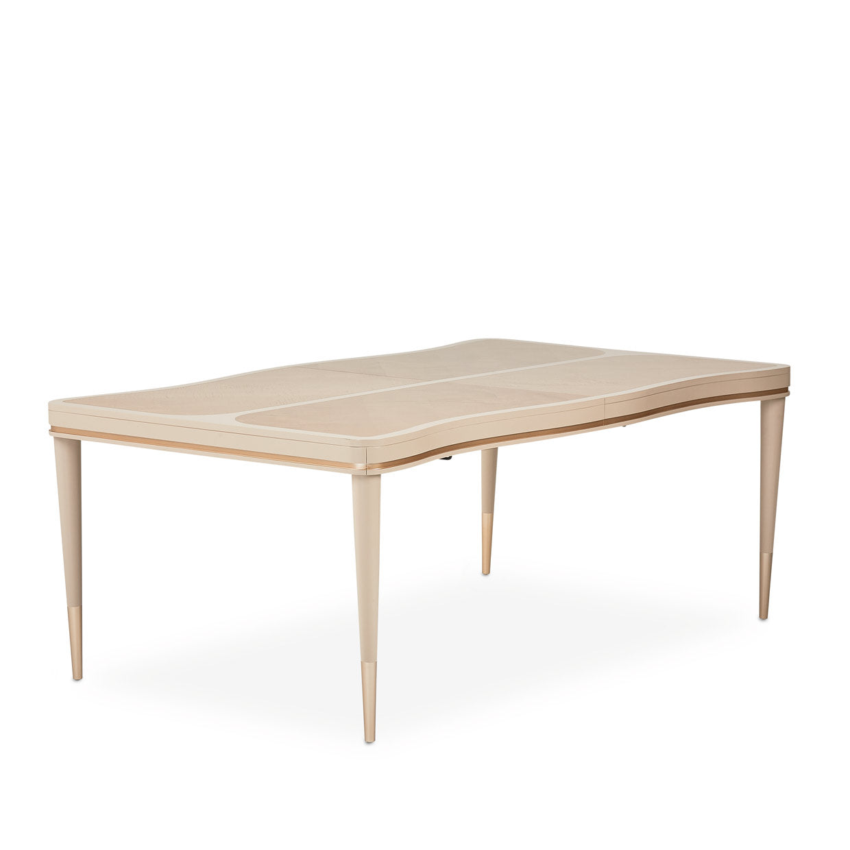 MALIBU CREST 4 Leg. Rect. Dining Table Blush