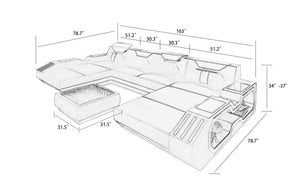 Small U-Shape Sectional 