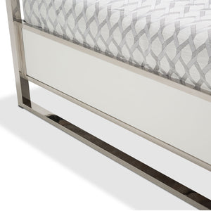 Michael Amini STATE ST. Metal Canopy Bed (4 Pc)