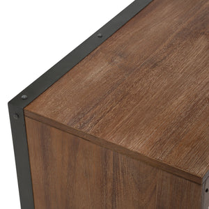 BROOKLYN WALK Accent Cabinet-Night Stand-End Table 2 Drawers