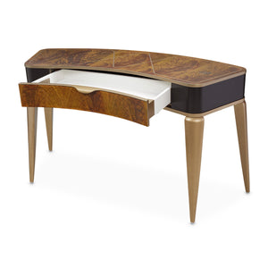 MALIBU CREST CROTCH MAHOGANY Vanity/Writing Desk