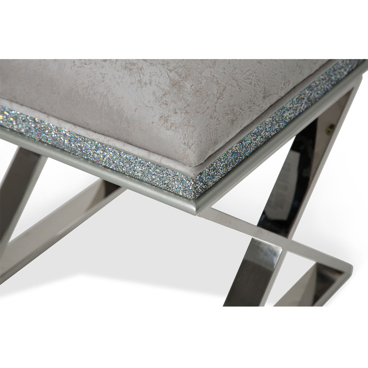 MELROSE PLAZA Vanity Bench Dove