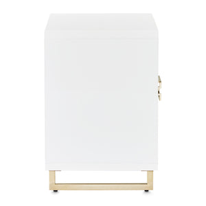 PALM GATE Nightstand Cloud White