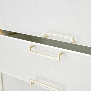 PALM GATE 6 Drawer Chest Cloud White