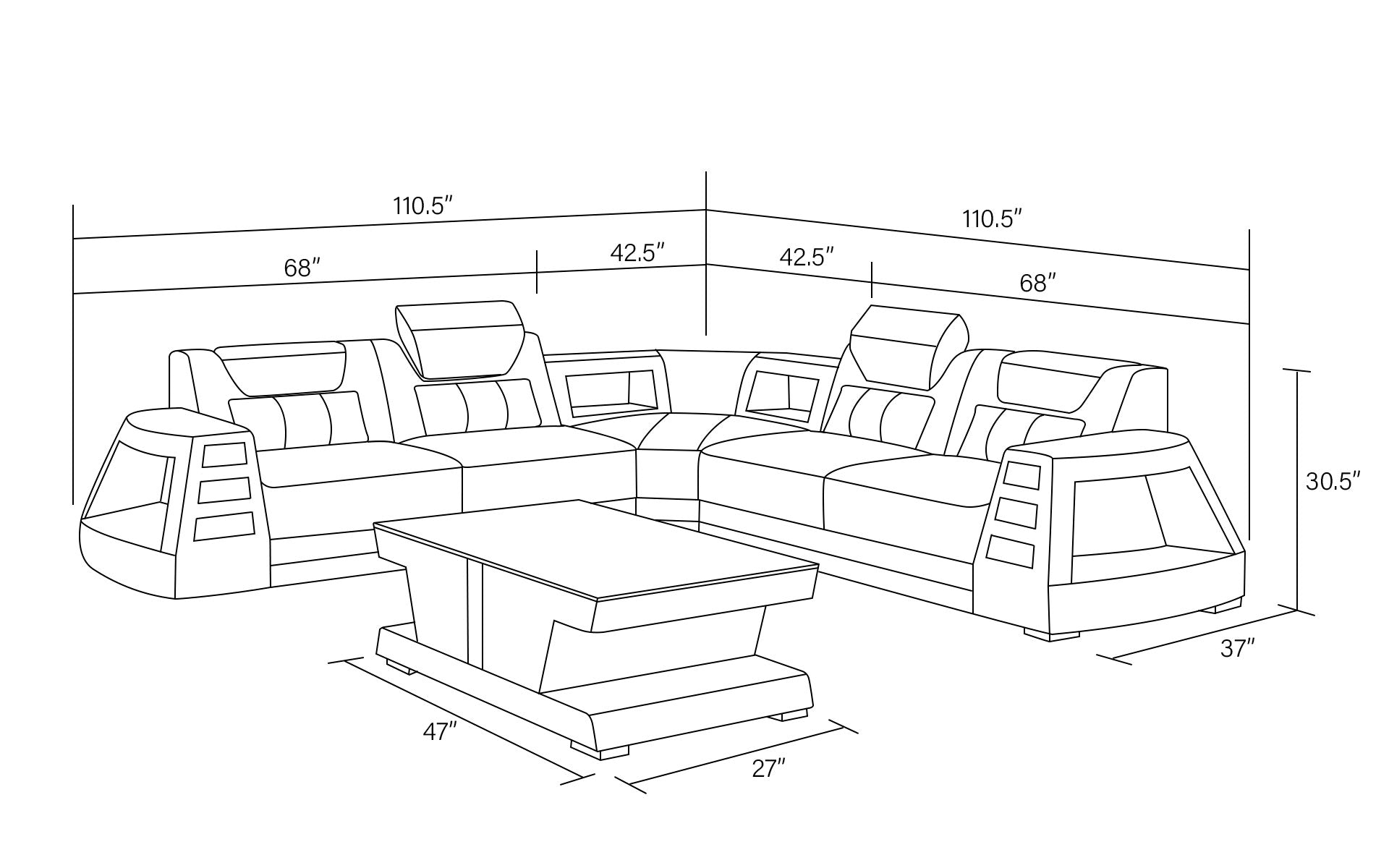 Corner Sectional