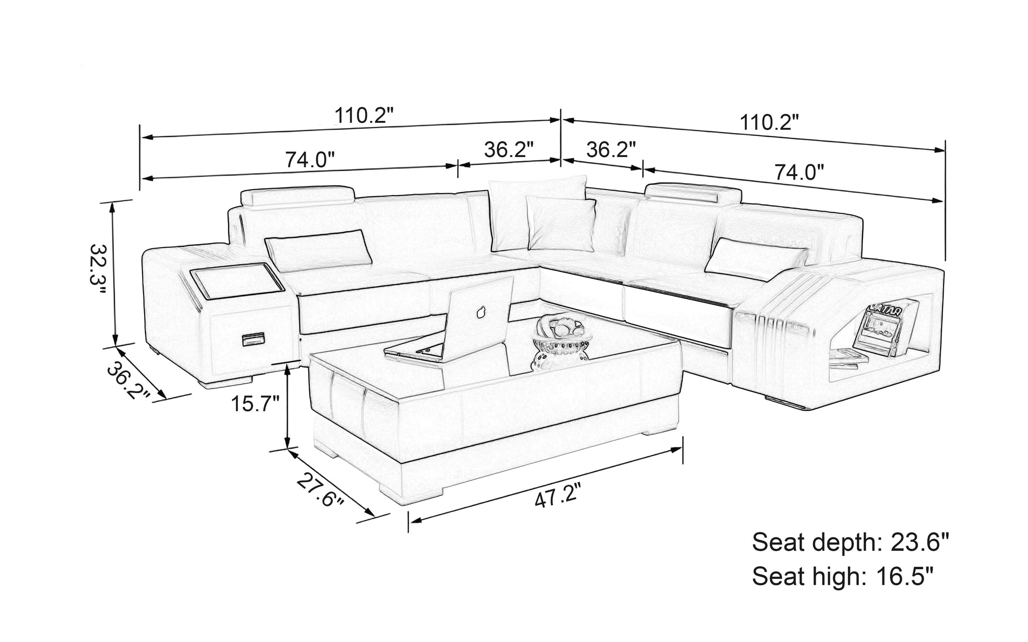 Corner Sectional