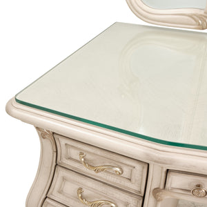 PLATINE DE ROYALE CHAMPAGNE Vanity Desk (4pc)