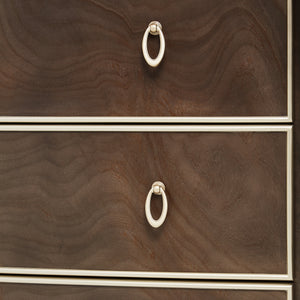 VILLA CHERIE HAZELNUT Storage Console- Dresser & Mirror