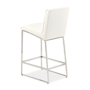 STATE ST. Counter Height Chair Glossy White