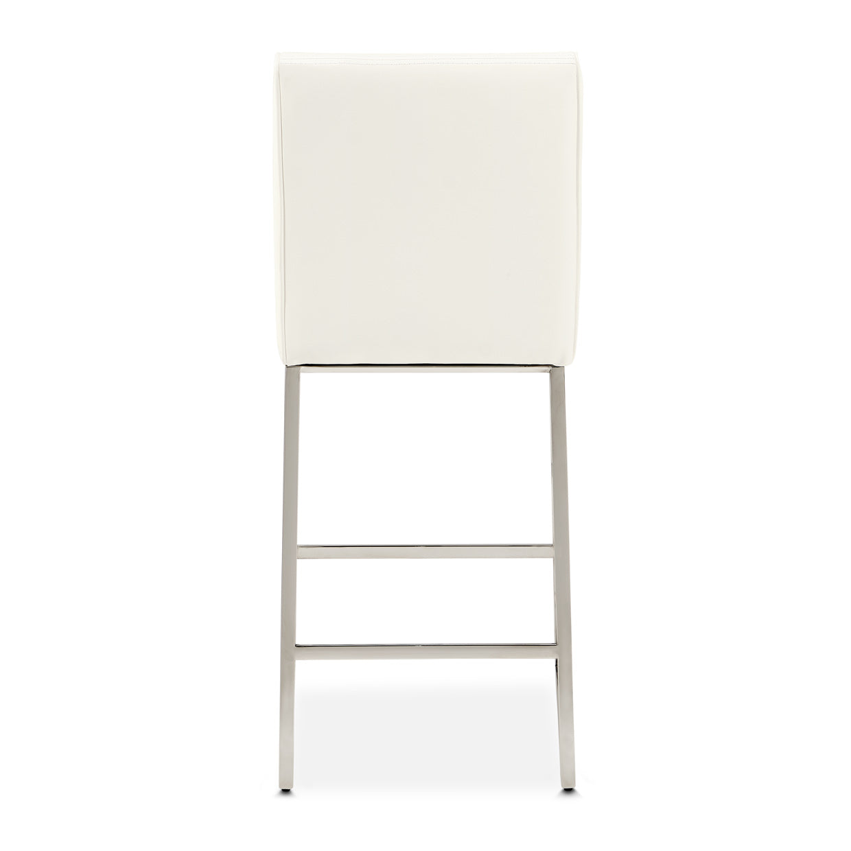 STATE ST. Counter Height Chair Glossy White