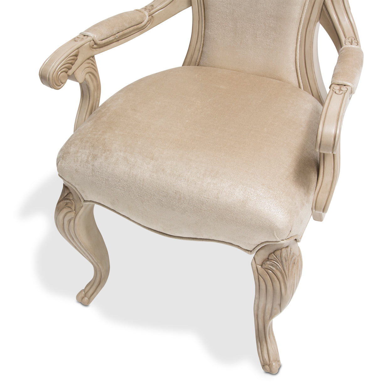 PLATINE DE ROYALE CHAMPAGNE Platine De Royale Arm Chair Champagne