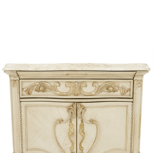 PLATINE DE ROYALE CHAMPAGNE Platine De Royale Nightstand Champagne