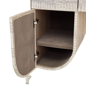 HOLLYWOOD SWANK Upholstered Vanity Desk