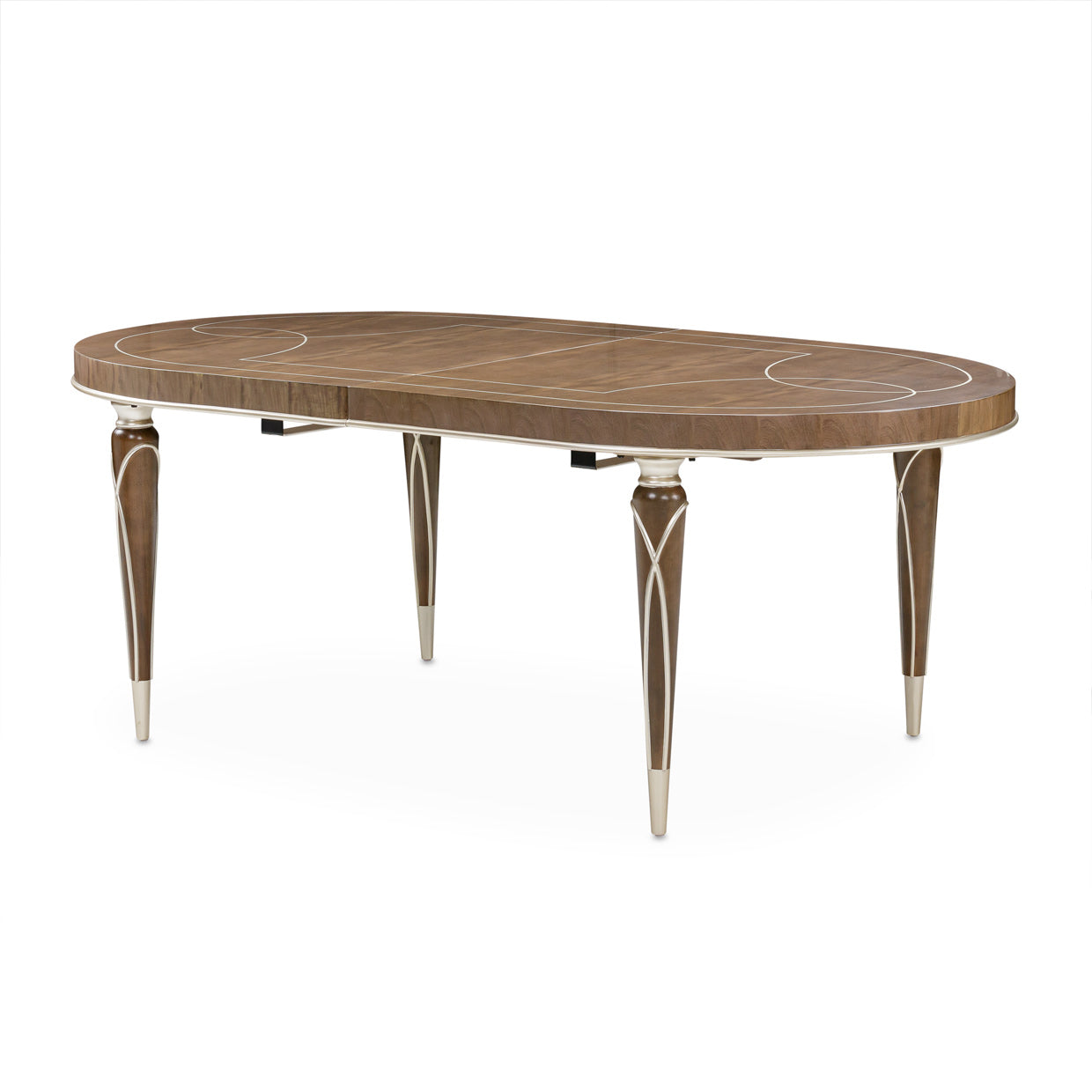 VILLA CHERIE HAZELNUT 4 Leg Oval Dining Table