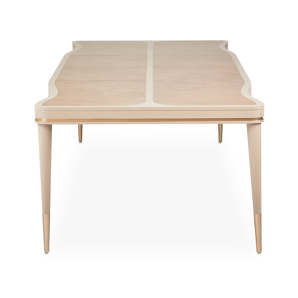 MALIBU CREST 4 Leg. Rect. Dining Table Blush