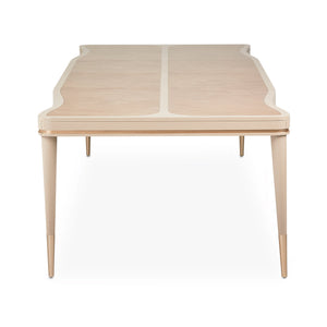 MALIBU CREST 4 Leg. Rect. Dining Table Blush