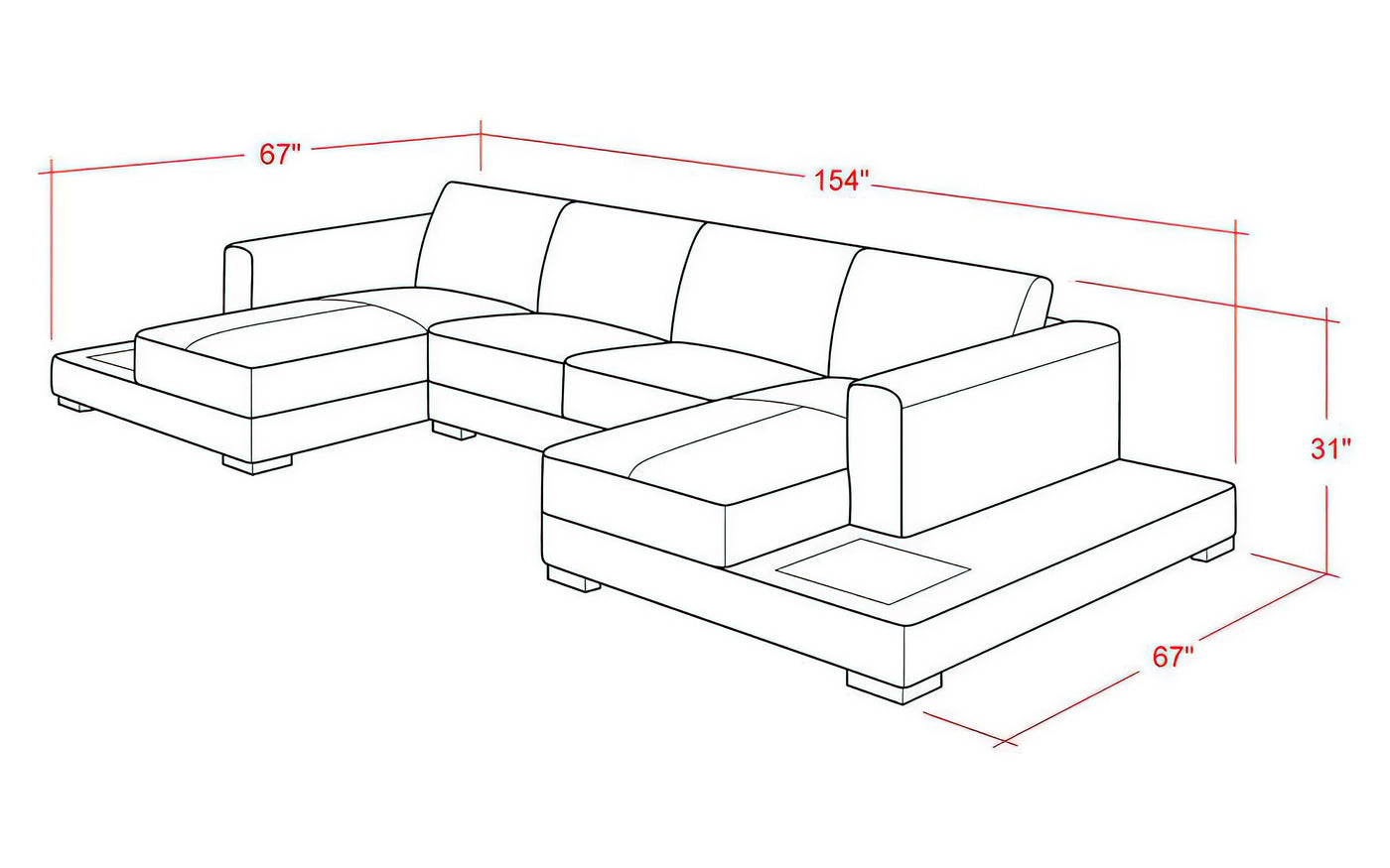 U-Shape Sectional