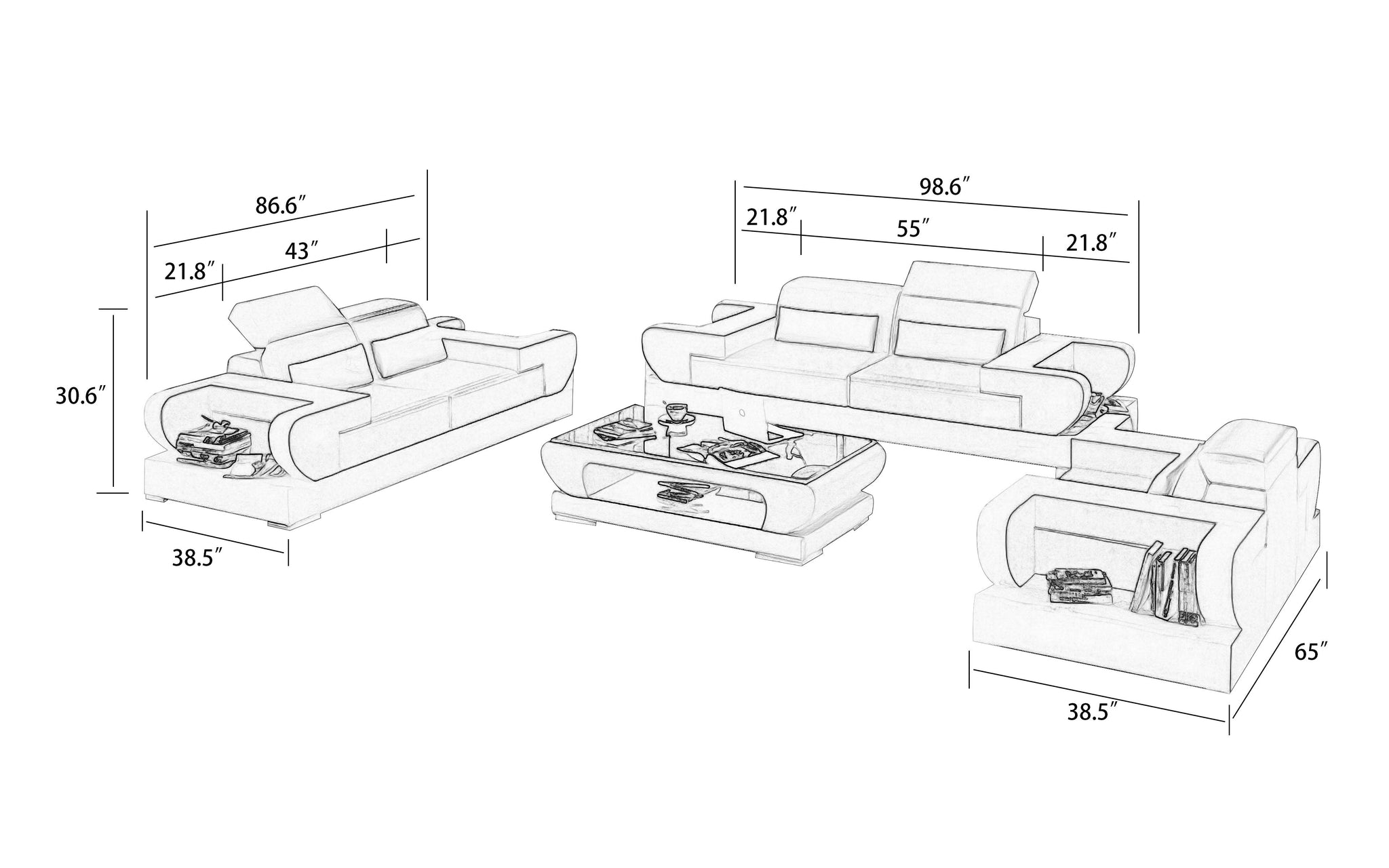 Loveseat Set