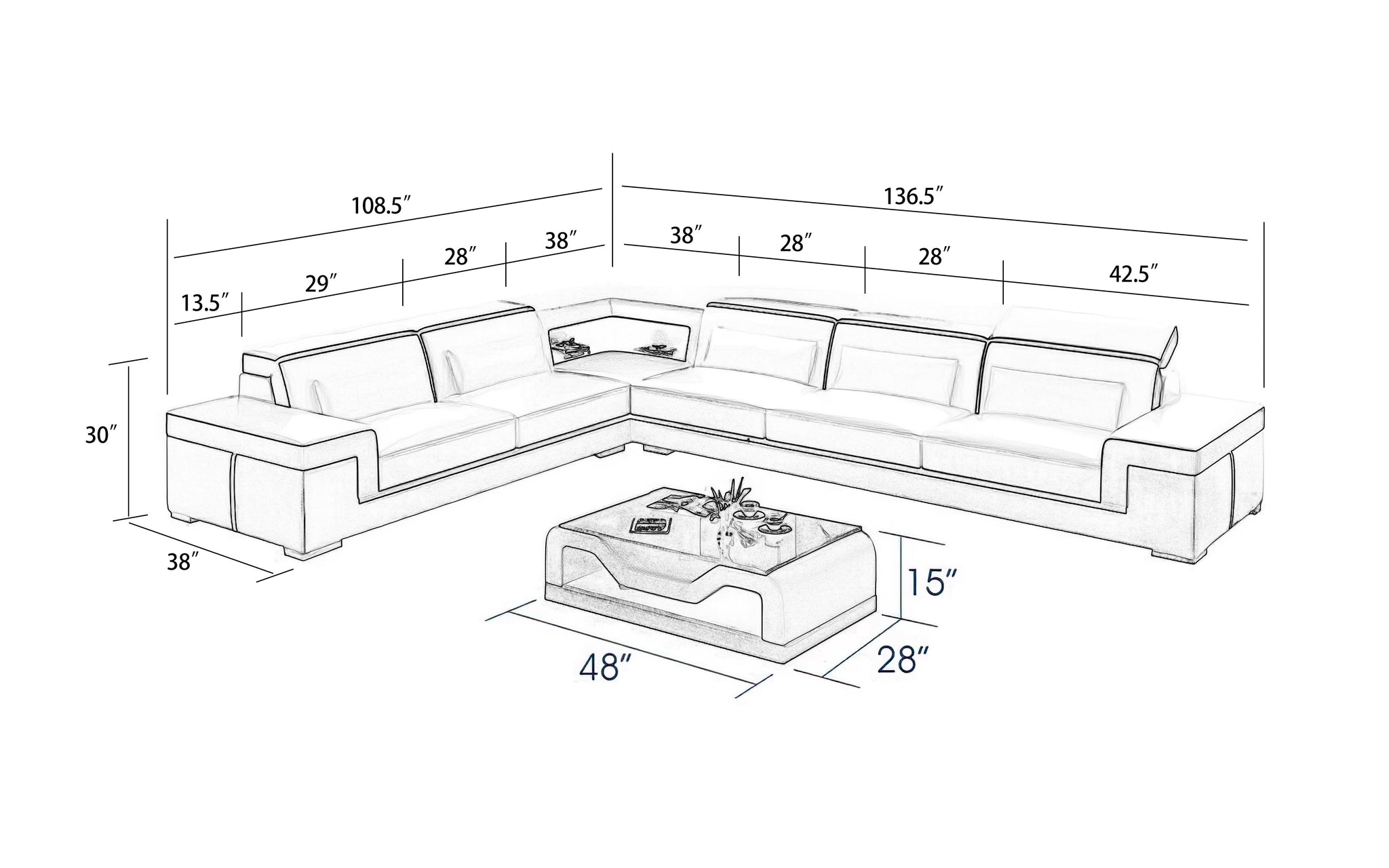 Corner Sectional