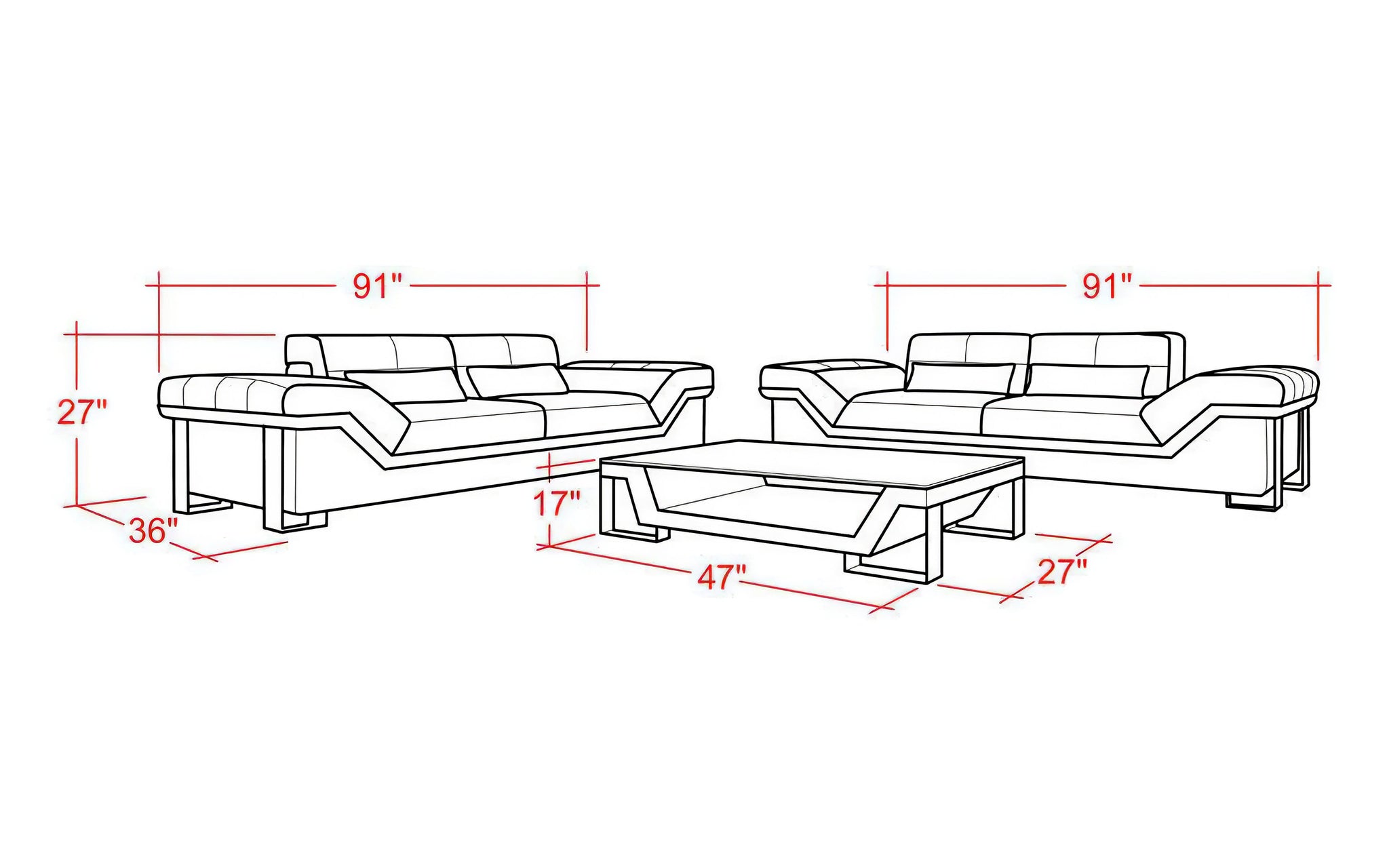 Loveseat Set