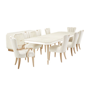 LA RACHELLE Rectangular Dining Table (Includes 2 X 24 Leaves)