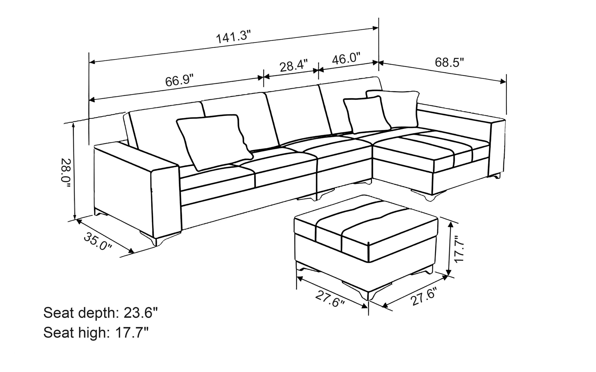 Calliope Modern Sectional
